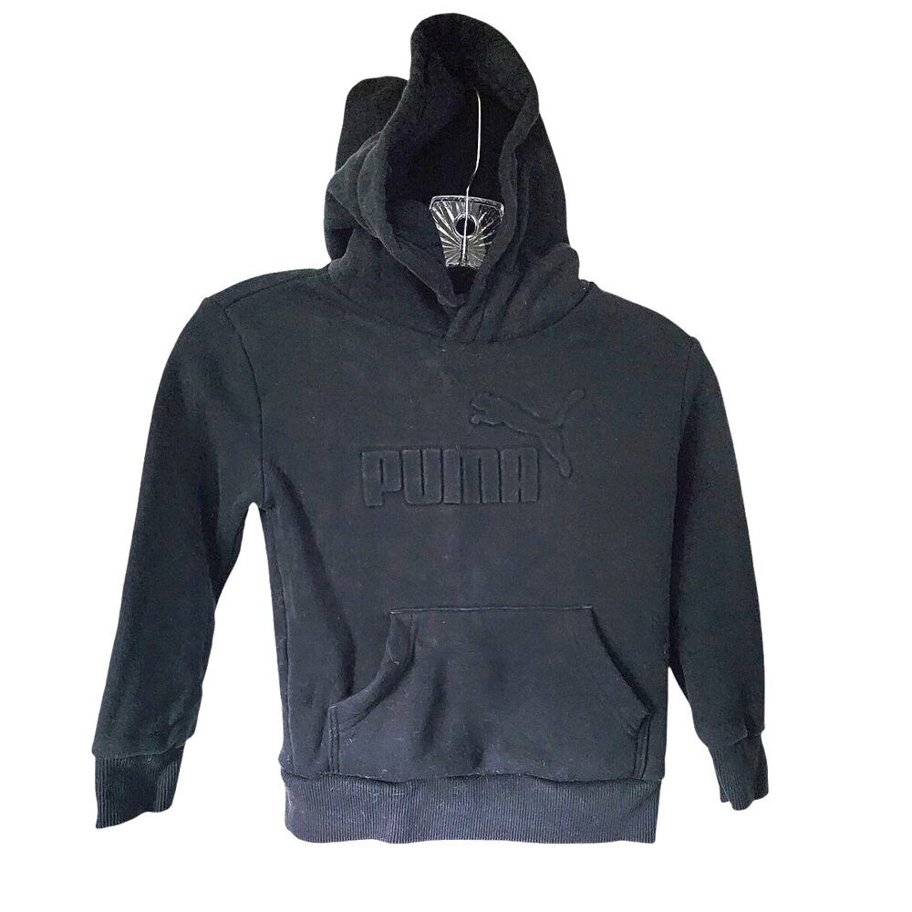 Puma Youth Pullover Hoodie Sweatshirt XS